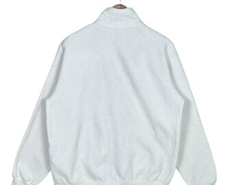Burberry London Full Zipper White Fleece Jacket Size L - Etsy