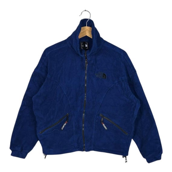 The North Face, Vintage 90s The North Face Polartec Blue Fleece Jacket Women