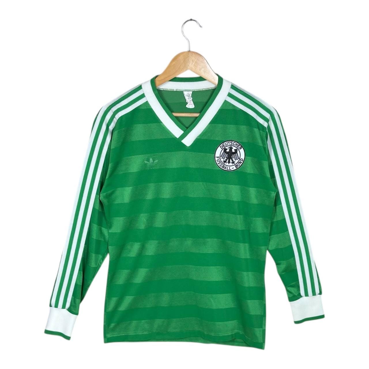 Buy Vintage 1984-86 Adidas West Germany Away Jersey Green #7