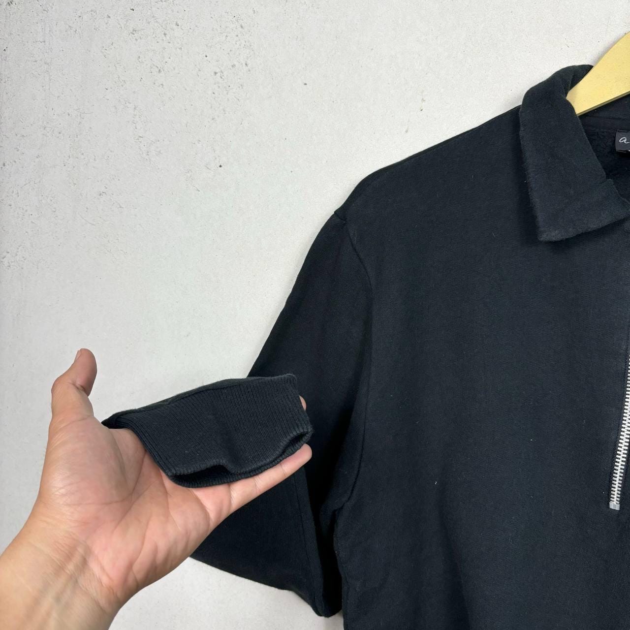 Vintage Agnes B. Homme Half Zip Sweatshirt | 90s Made in Japan 