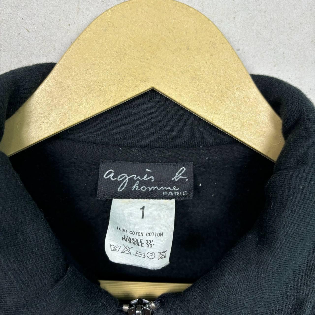 Vintage Agnes B. Homme Half Zip Sweatshirt | 90s Made in Japan 