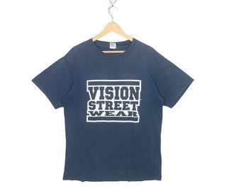 80s Vintage Vision Street Wear T-shirt - Etsy