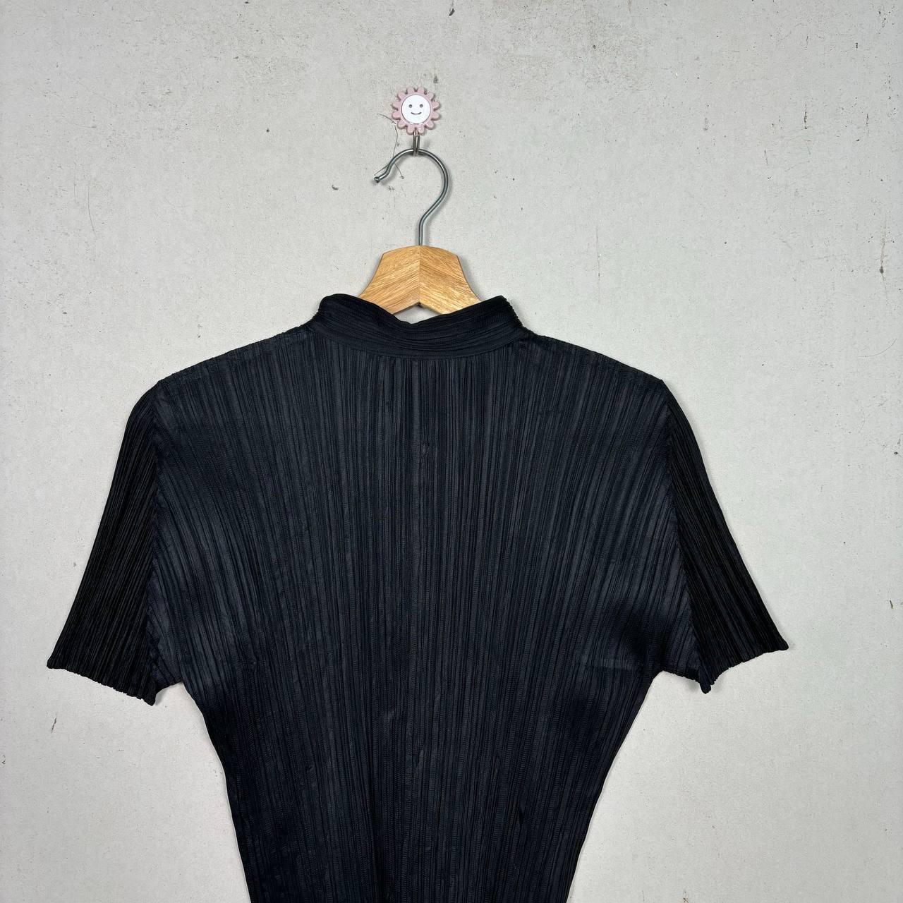 Vintage 90s PLEATS PLEASE Issey Miyake Plisse Mock Neck Tunic Top