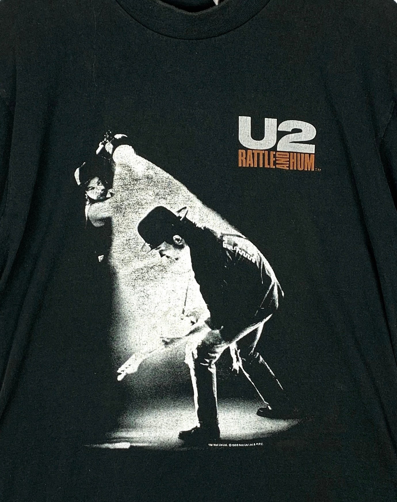 ヴィンテージ 1988 U2 ラトル・アンド・ハム バンドTシャツ - フルーツ 