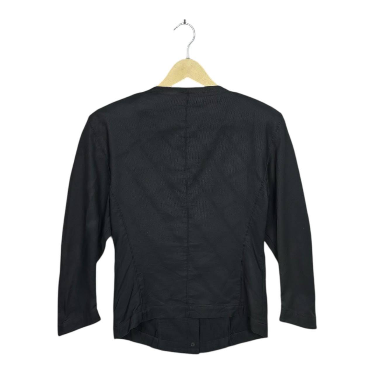 Vintage Thierry Mugler Edition Black Cotton Jacket 1980s