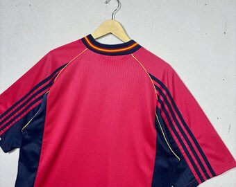 Vintage Spain 1998 World Cup Jersey Adidas Home Football Shirt L