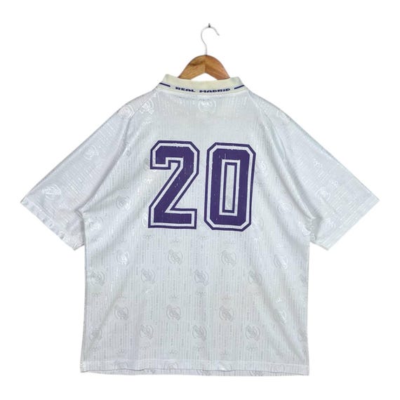 RARE! Vintage 1996-97 Real Madrid Kelme Home Jersey Paw Print