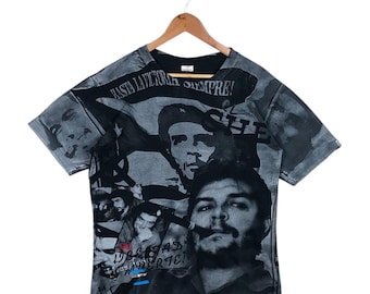 ヴィンテージ チェ・ゲバラ オーバープリント Tシャツ ロックバンドT 