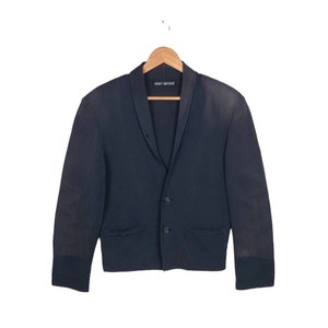 Vintage Issey Miyake Sun Faded Style Navy Jacket Issey Miyake Tailor Coat
