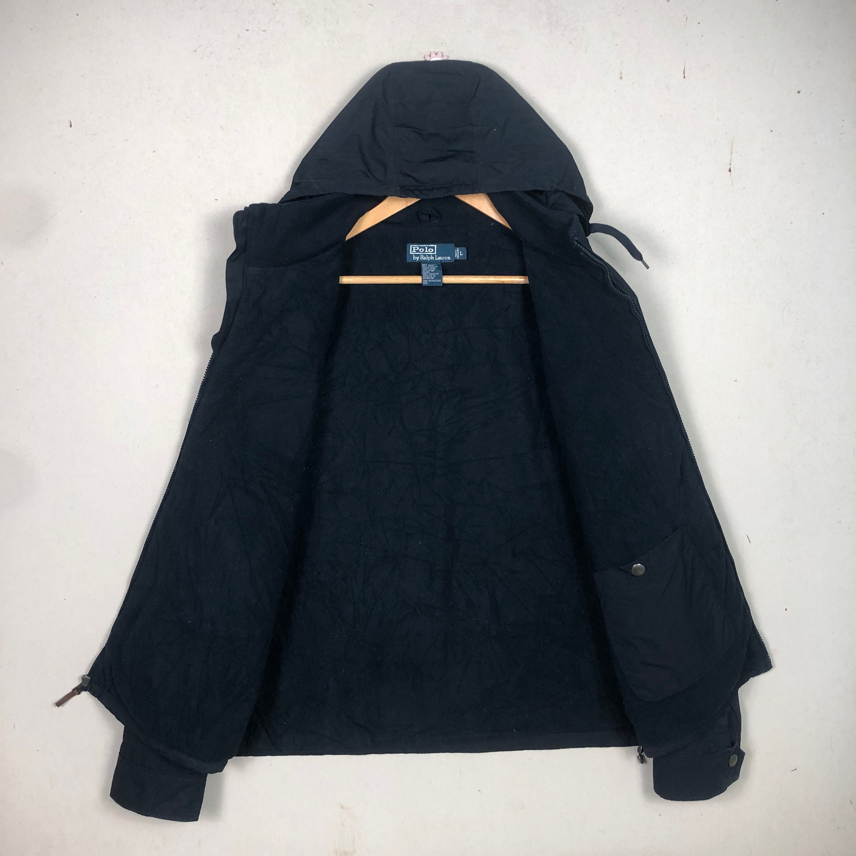 Vintage Polo Ralph Lauren Nylon Hoodie Jacket - Etsy