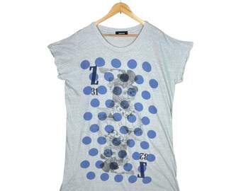Vintage GOA Japanese Brand Peacock Feather Print T-shirt WAVE