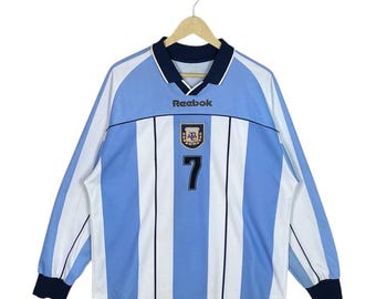 Vintage 1999-00 Argentinien Reebok Trikot: Retro Fußball Trikot