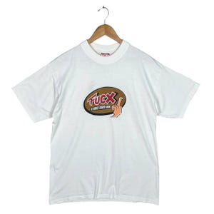 Vintage 90s FUCX Twix Parody Tee: Pop Art Skate Shirt