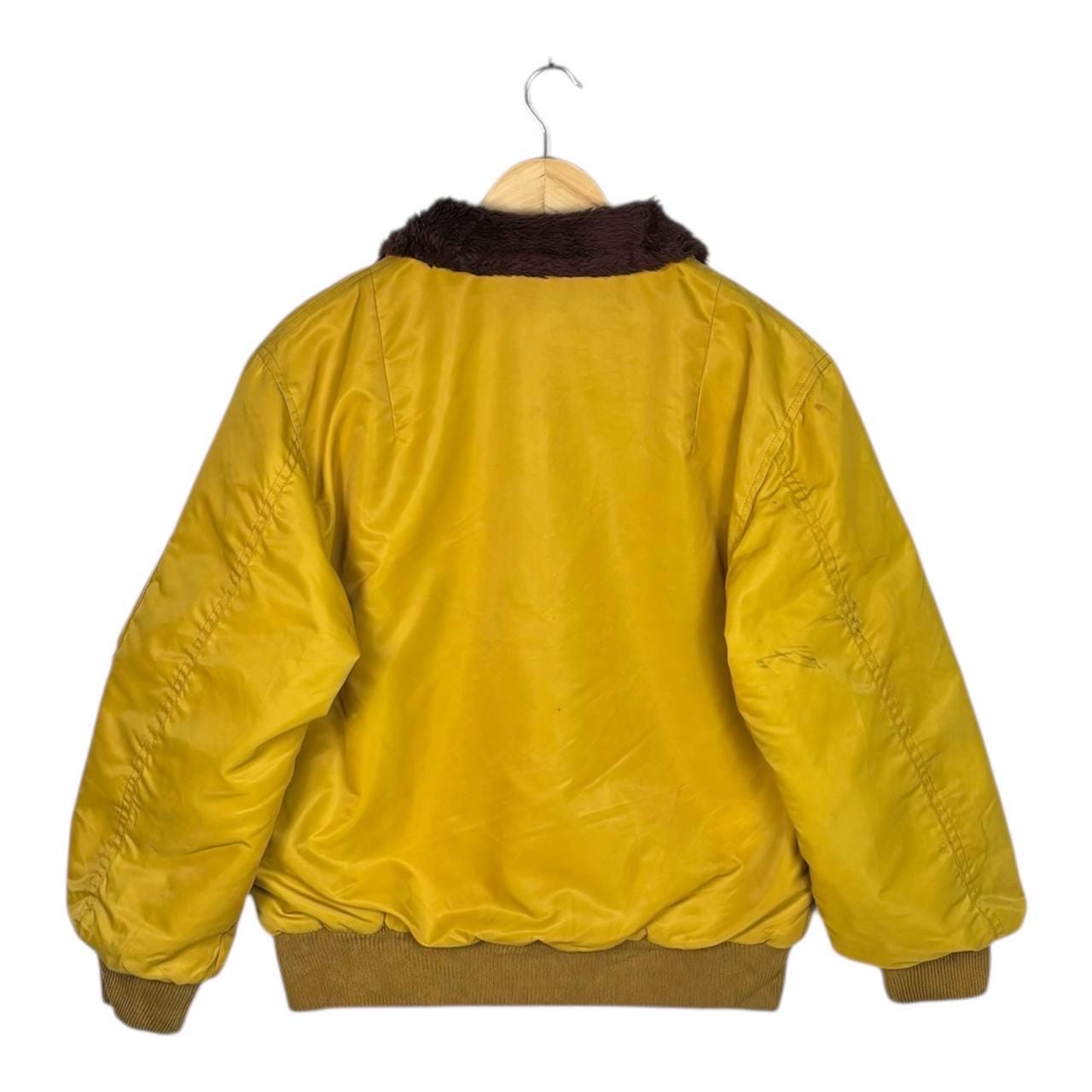 Vintage 70s Alpha Industries MA-10 Flight Jacket Large MIL-J-8279E