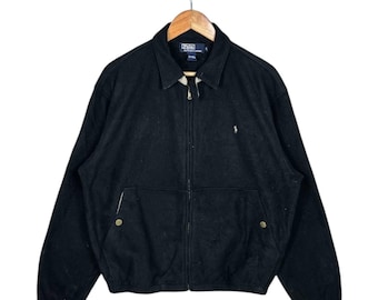 Vintage Polo Ralph Lauren England 10 Zipper Sweater Jacket Size XL