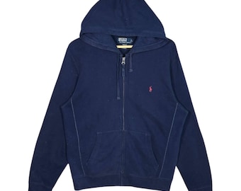 ラルフローレン レディース Mサイズ ジップパーカー ネイビー 海外品 ポロ ラルフローレン レディース ジップパーカー サイズM ネイビー