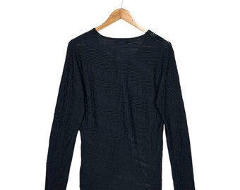 Buy Vintage Tornado Mart Japanese Archive 3D Textured Stripe Long