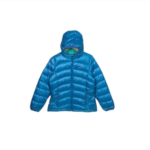 Vintage Patagonia Puffer Down Blue Jacket Hoodies