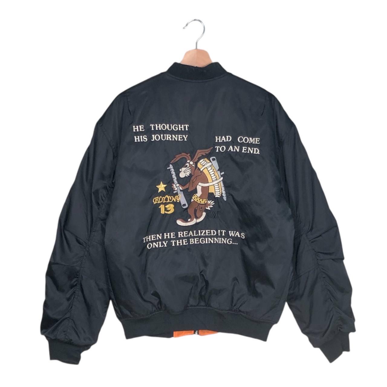 Vintage US Air Force MA-1 Flight Bomber Jacket: American Patchwork