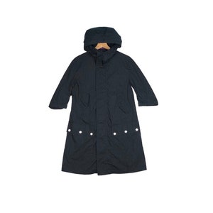Vintage YOHJI YAMAMOTO Y’s Long Coat Black Parkas Jacket Unisex Luxury Japanese Brand