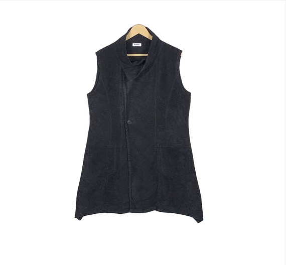 Buy Vintage Issey Miyake Plantation Asymmetric Black Fleece 