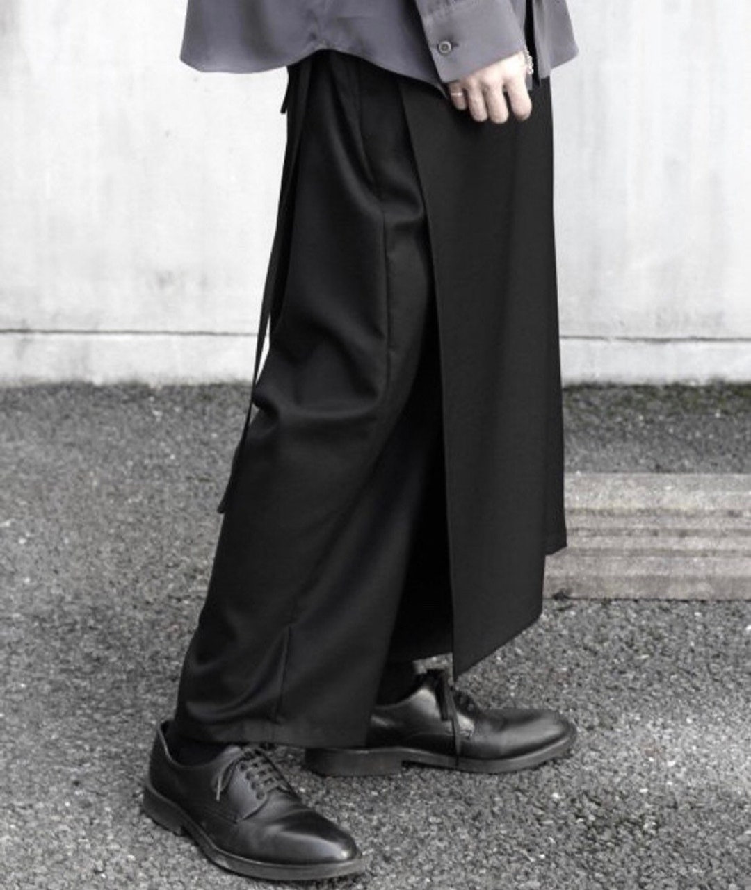 Iconic Y's Yohji Yamamoto Asymmetric Gabardine Wrap Pants - Etsy Iconic Y's Yohji Yamamoto Asymmetric Gabardine Wrap Pants - Etsy