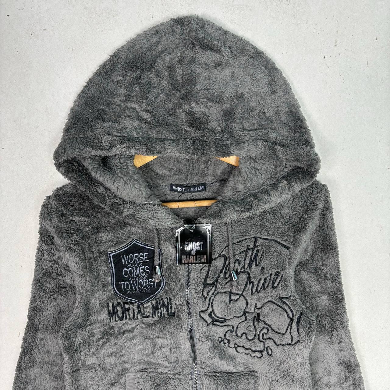 GHOST OF HARLEM フード付ジレ Ghost Of Harlem Japanese Brand Zip Hoodie Very Rare Size S