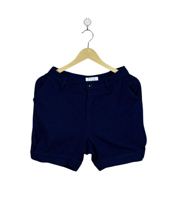 Ne-net Issey Miyake Wool Balloon Shorts Navy Japanese Archive