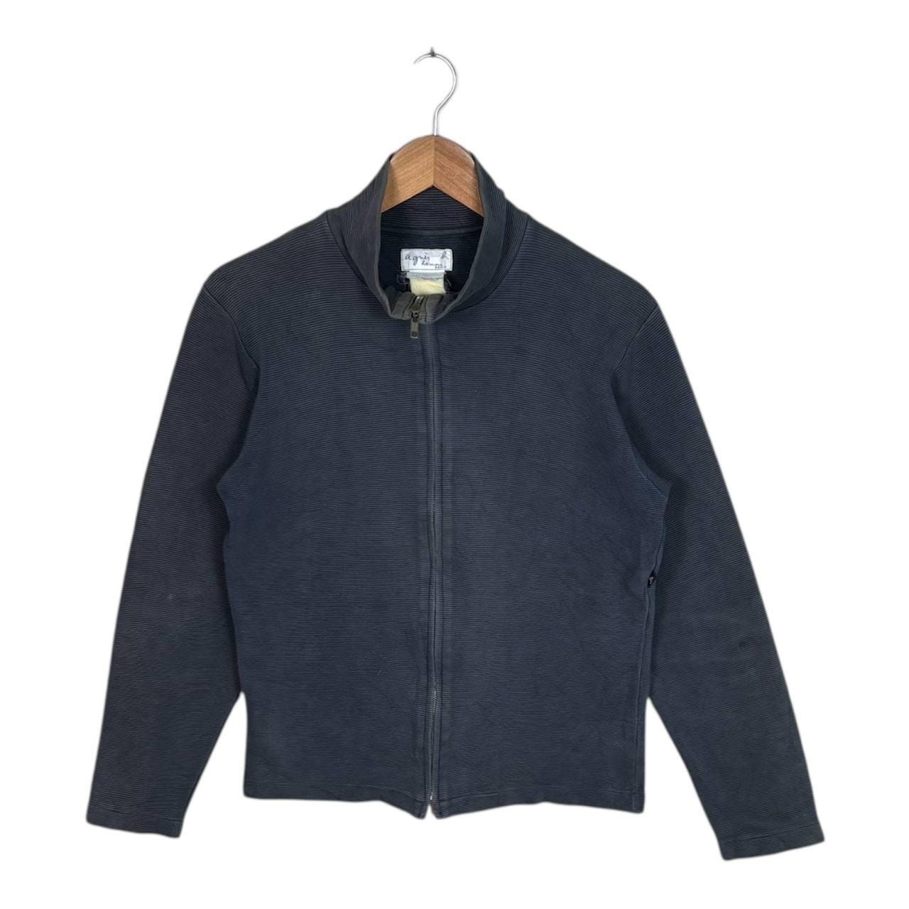 Vintage Agnes B Full Zipper Sweater Light Jacket Grey - Etsy