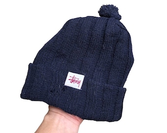 Crazy Y2K Stussy Skateboard Style Beanie Snow Hat Vision