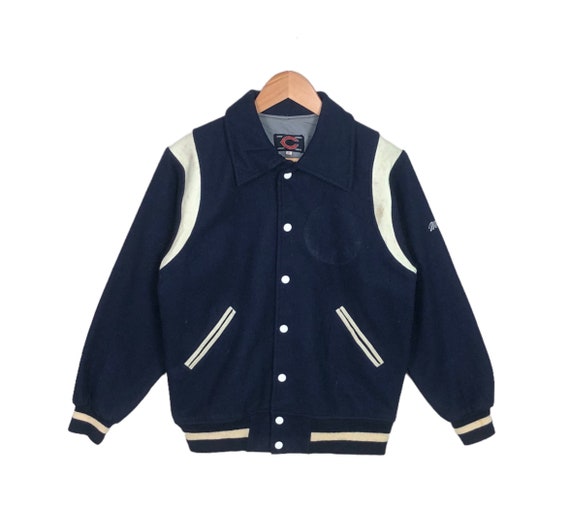 Avant Garde Chug Wool Leather Varsity Teddy Jacket YSL