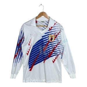 Vintage JFA Japan World Cup 93/94 Puma Jersey Soccer Long Sleeve Old Football Shirt