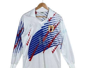 日本代表サッカーチーム 1994 ジャケット アメリカワールドカップ ビンテージ Vintage Rare! Japan 1994 Official Jersey Shirt Kit – JPN 2XL / US