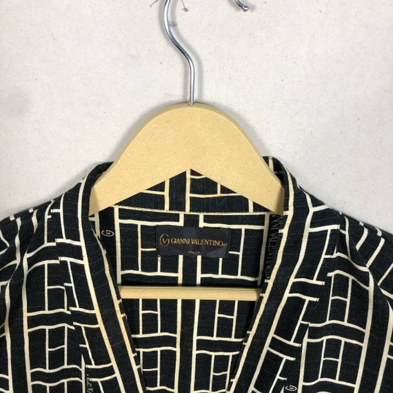 Vintage Gianni Valentino Monogram Kimono Pyjamas - image 6