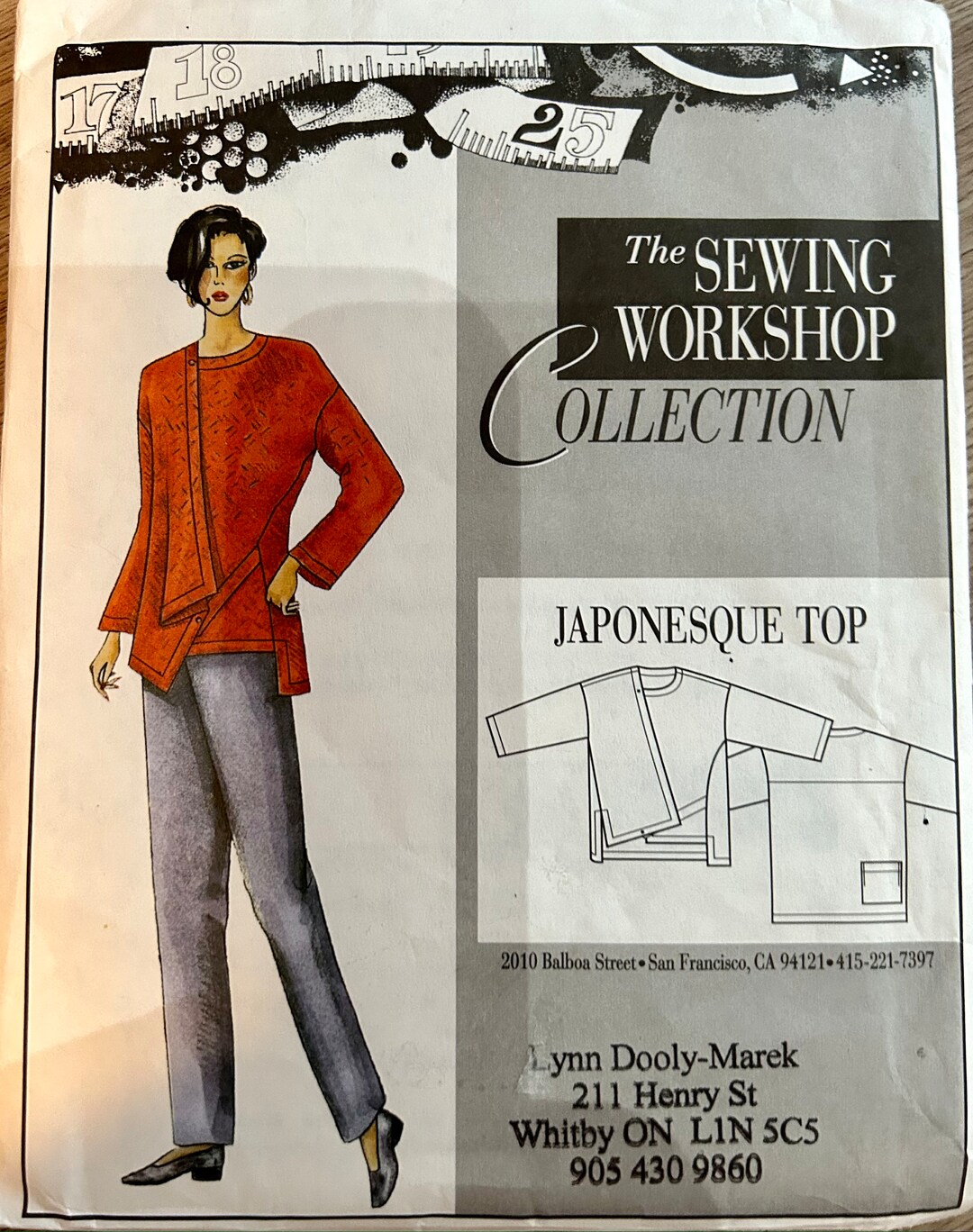 JAPONESQUE TOP Sewing Pattern the Sewing Collection Etsy