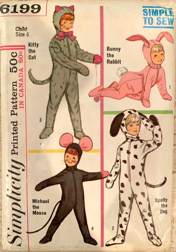 Vintage Simplicity Childrens Costume Patterns for Michael the Etsy