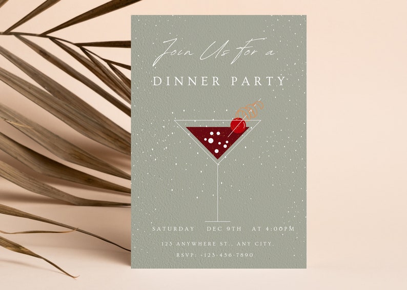 Holiday Party Invitations Holiday Party Invite Template Etsy
