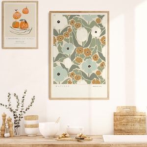 Bol avec Oranges Wall Art French Food Print Art For Dining Room Museum Exhibition Poster Instant Download Colorful Printable Art Kitchen image 5