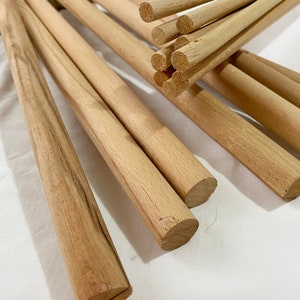 Wooden Dowel | Wooden Stick | Natural Wood For Weavers
