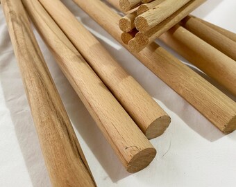 Houten deuvel | Houten stok | Natuurlijk hout voor wevers
