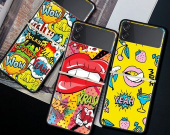 Carcasa Anime Para Samsung Galaxy Z Flip Funda Anime Para Etsy Espana