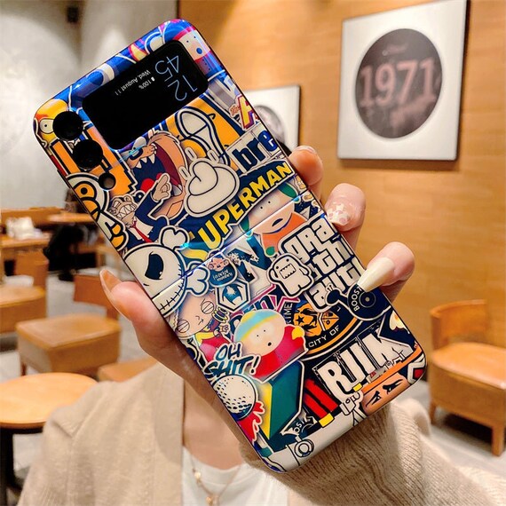 Cartoon Case For Samsung Galaxy Z Flip 3 Anime Case For Etsy Finland