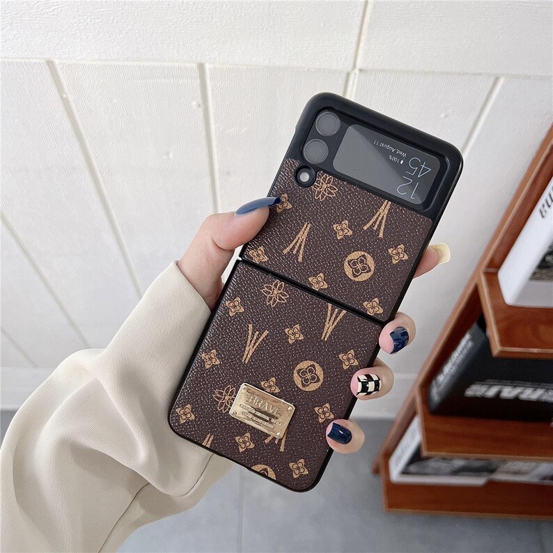 Luis Vuitton Style Case for Samsung Z Flip 3 Stylish Case for Etsy