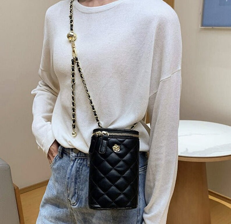 Padded Mobile Phone Shoulder Bag Mobile Phone Shoulder Bag Etsy