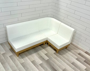 3D Digital Print File ONLY 1:12 Scale Sofa Sectional Dollhouse Furniture STL, OBJ