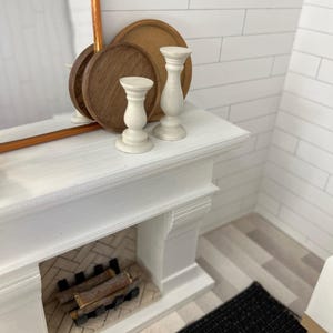 3D digitale Datei NUR 1:12 Maßstab Kerzenhalter, Puppenhaus Dekor, STL und OBJ Digitaldruckdateien