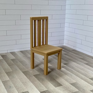 3D Digital Druck Datei 1:12 Puppenhaus Stuhl