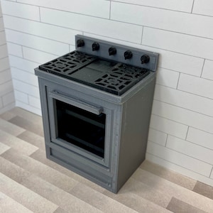 3D Digital Print File ONLY 1:12 Scale Dollhouse Oven STL, OBJ