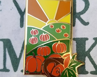 Kürbis Aufnäher Emaille Pin | Halloween, Herbst, Jack o Windlicht