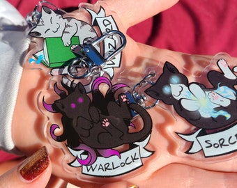 Acrylhanger Warlock Cat